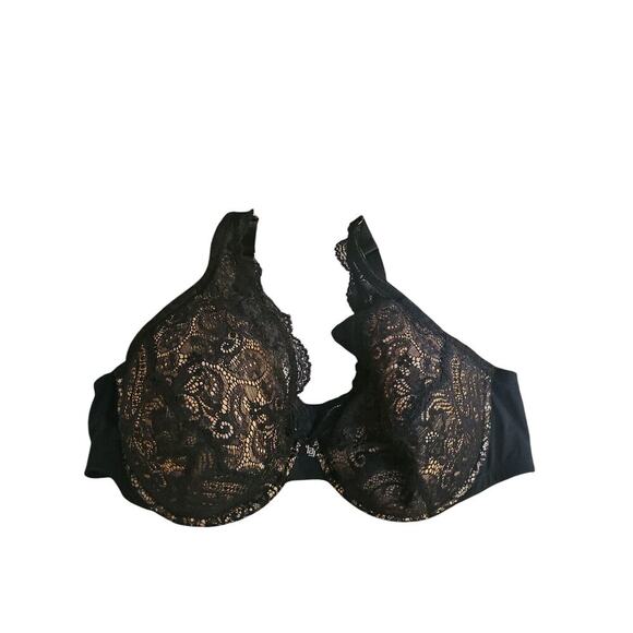Thirdlove All Day Lace Uplift Plunge Bra sz 44 C black lace underwire WL378 - Picture 3 of 6